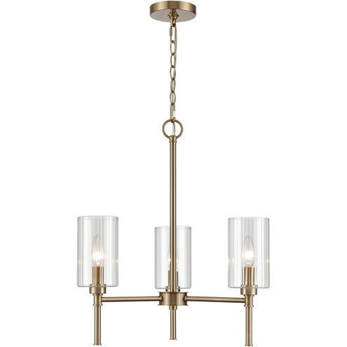 Chastine 3 Light 22 inch Modern Gold Chandelier Ceiling Light